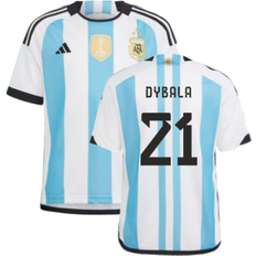 Argentina National Team Jerseys adidas Argentina 2022 World Cup Winners Home Shirt Kids DYBALA 21