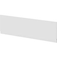 Napoli Gloss White MDF 1800mm Front Bath Panel With Plinth