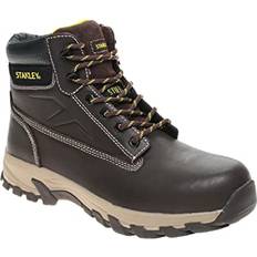 Stanley Tools Tradesman Men's Leather Steel Toe Safety Work Boot - Brown