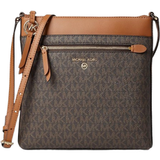 Michael Kors Signature Jet Set Small North South Flat Crossbody Bag