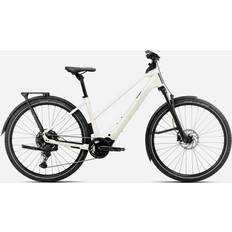 Ingen affjedring El-bycykler Orbea Kemen Tour 20 MID 2025 Ivory White S37407W9-Large