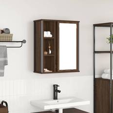 Bathroom Furniture vidaXL Bathroom Wall Cabinet with Mirror 50 x 21 x 60 cm