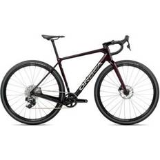 Gravelcyklar Landsvägscyklar på rea Orbea Terra M31eTEAM 1X Gravelbike Wine Red Carbon View Unisex