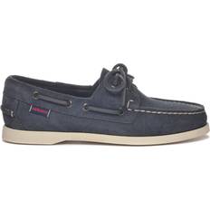 Sebago sejlersko dame Sebago Portland Flesh Out Navy Mokkasiner Læder - Blå