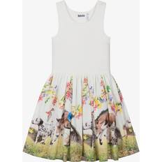 Grøn Kjoler Molo Cassandra Short-Sleeved Dress Joy Run - Grønn