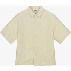 110/116 Skjortor Barnkläder Molo Boys Beige Linen & Cotton Shirt - Beige