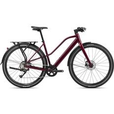 Orbea El-bycykler Orbea Elcykel Hybrid Vibe Mid H30 Eq Metallic Burgundy Red Gloss L