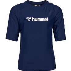 Ekologiska Badkläder Barnkläder Hummel Kid's Fiji Swim Tee - Navy Blazer (223327-7228)