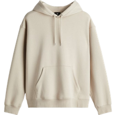 H&M Men Beige Loose Fit Hoodie
