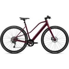 Orbea El-bycykler Orbea Elcykel Hybrid Vibe Mid H30 Metallic Burgundy Red Gloss L