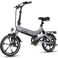 Bicicletas Eléctricas de Ciudad Hitway E Bike Elektrofahrrad 16 Zoll 7,8 Ah 36V Li-Akku