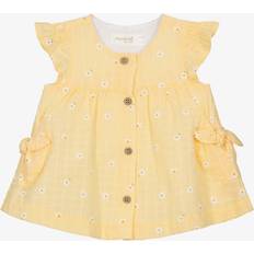 Mayoral Baby Girls Yellow Cotton Daisy Dress - Yellow