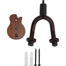Tomtop Jms Guitar Wall Hanger Black Walnut Wall Mount Bracket Holder