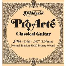 D'Addario Classic Guitar Loose Strings Pro Arte J4706 Set of 10 D'Addario E-6th