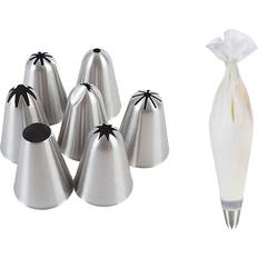 Icing Bags & Nozzles Lakeland Professional Piping Nozzles and Reusable Gift of 7 Icing Bag Set