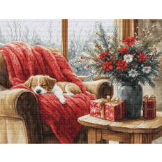 Yarn & Needlework Supplies Luca-S Counted Cross Stitch Kit Christmas Moment 37 x 29 cm