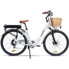 Electric Bike 28 in Cyklar White