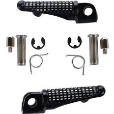 Motorcycle Foot Pegs Bike It Replacement Front Footpegs For Kawasaki Models - Black
