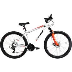 Viscount 27.5 Inch White and Red Hardtail Mountain Bike 73 x 20 x 134 cm