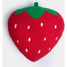 OHS Strawberry Shaped Scatter - Complete Decoration Pillows Green, Red (40x35cm)