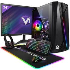 Vibox Desktop Computers Vibox V-52 Gaming PC Bundle 6GB 16GB RAM 1TB SSD