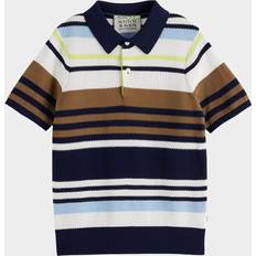 Brown Polo Shirts Children's Clothing Scotch & Soda Boys' Structured Knit Polo Little Kid