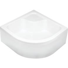 Duschkar 90 x 90 Hill Ceramic Duschkar Deep 90x90 cm Rund Vit Blank