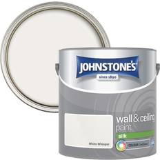 Johnstone's Silk Emulsion Wall Paint, Ceiling Paint White 2.5L
