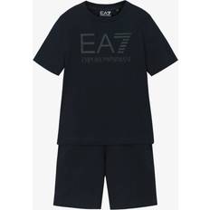 Emporio Armani Boys Visability T-Shirt And Jog Shorts Set - Navy