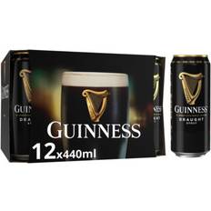 Guinness Draught Stout Beer 12x440ml Cans