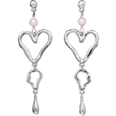 Månstenar Smycken Maanesten Sabrina Earrings Dam Stiftörhängen - Silver