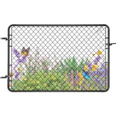 Gates VEVOR Chain Link Fence Gate 2.2-6 x 6 ft Adjustable Garden Gate Posts
