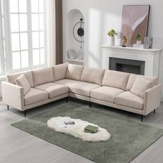 Mixoy Modular Sectional L-Shaped Sofa 107" 5 Seater