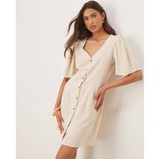 JDY Mix Mini Shirt Dress - Beige