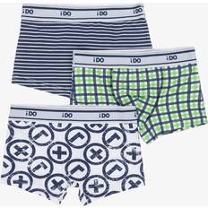 Boxer Shorts IDO Ido Junior Boys Boxer Shorts - White/Blue/Green