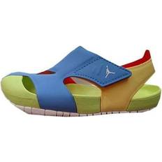 Jordan Sandals Children's Shoes Jordan Air Flare - Blue Green Yellow