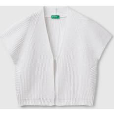 XL Cardigans Children's Clothing United Colors of Benetton Short Sleeve Cardigan - White