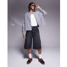Asos design ASOS DESIGN Vasket Jorts I Denim I Længere Længde