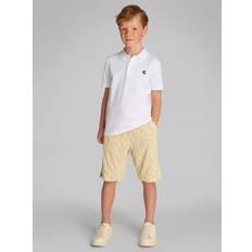 Calvin Klein Polotrøjer Calvin Klein Stretch Pique Polo Shirt - White