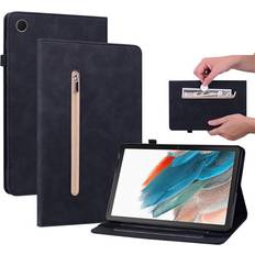 Samsung Galaxy Tab A9+ Etui Med Flip Cover Og Lynlås Lomme