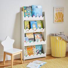 Dunelm Kids Josie Scallop Bookcase White