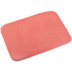 Red Dish Drainers Uxcell Microfiber Drying Mat 15.75 x 11.82 in Red Dish Drainer