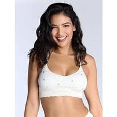 Boux Avenue Floral Embroidered Bralette - Ivory Mix
