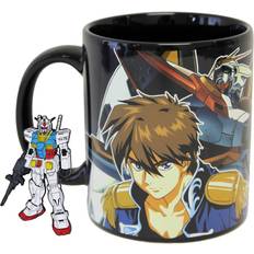 Just Funky Gundam Wing Pilot 11oz Coffee with Enamel Pin Cup & Mug