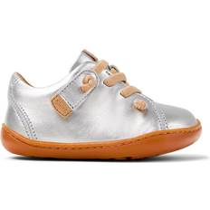 Sølv Lær at gå-sko Børnesko Camper Kids Stylish Shoes - Grey