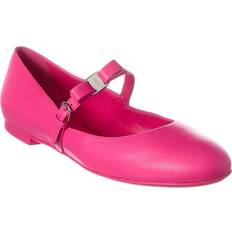 Pink Ballerinas Ferragamo Lizz Leather Ballet Flat