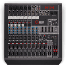 Studio Mixers HH Electronics Q Series Q12FX Professional 12-Channel Analogue Mixer