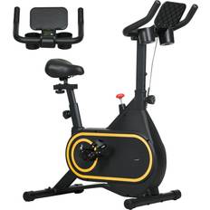 Fitness Machines Sportnow Black Adjustable Resistance Exercise Bike 112 x 48.5 x 93 cm
