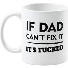 Coolstuff Krus med Tryk - If Dad Can't Fix It Krus 33cl