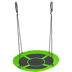 Aires de jeux OutSunny Balançoire Nid D'oiseau Ronde 110 cm 150 kg